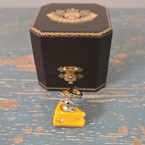 Vintage Juicy Couture Mouse With Cheese Bracelet Charm